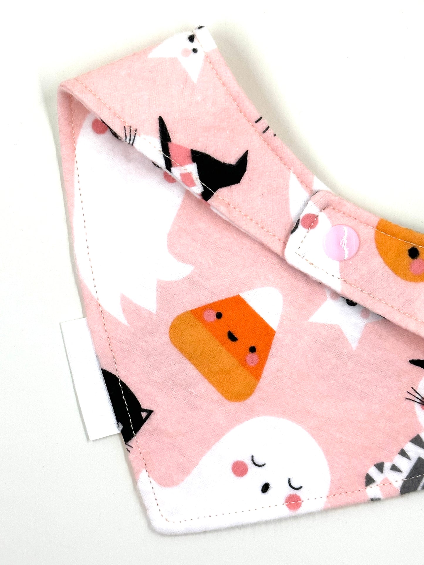 Spooktacular Pink Flannel Custom Bandana