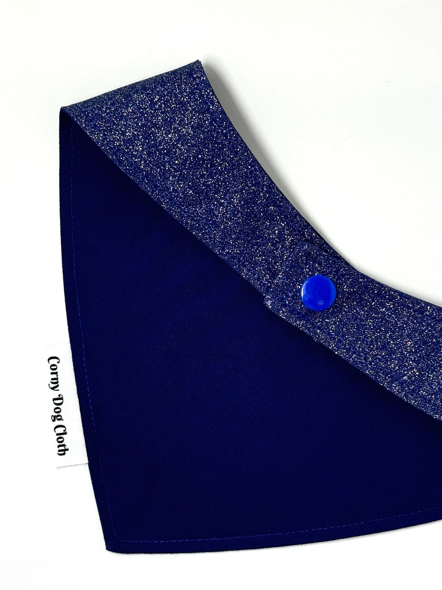 Mama's Lil' Pumpkin Navy Glitter Bandana