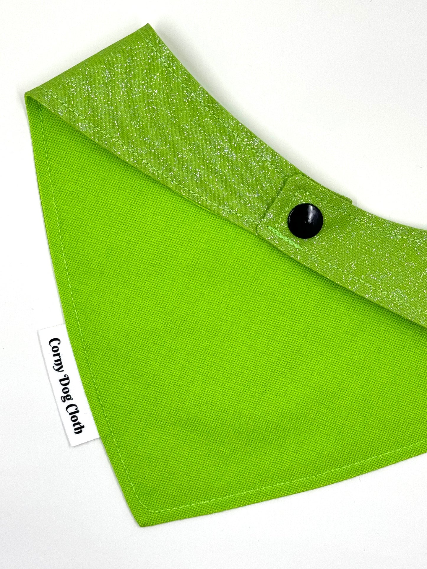 Master of Disaster Green Glitter Bandana