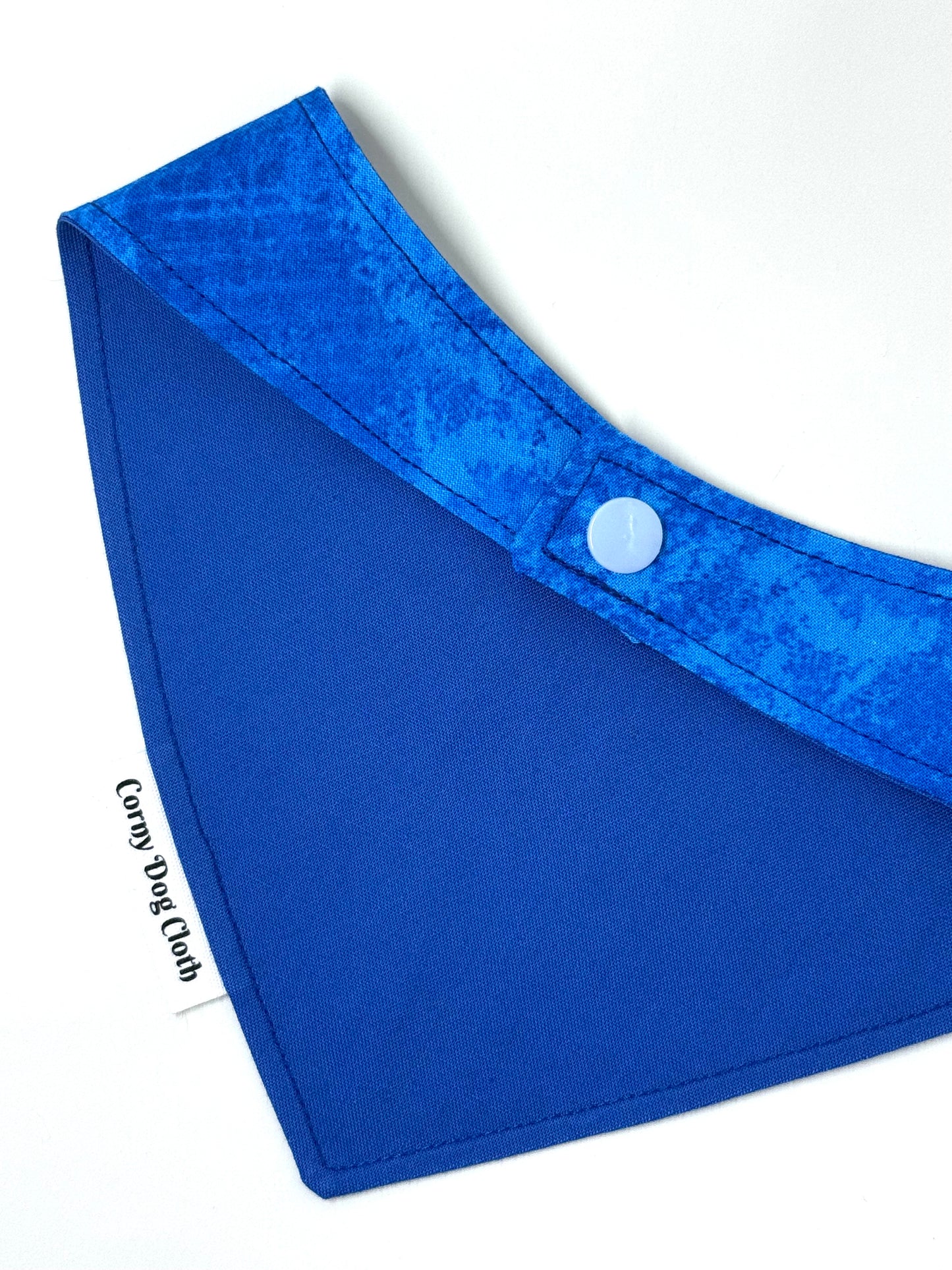 Totally Stoked Blue Tie-Dye Bandana