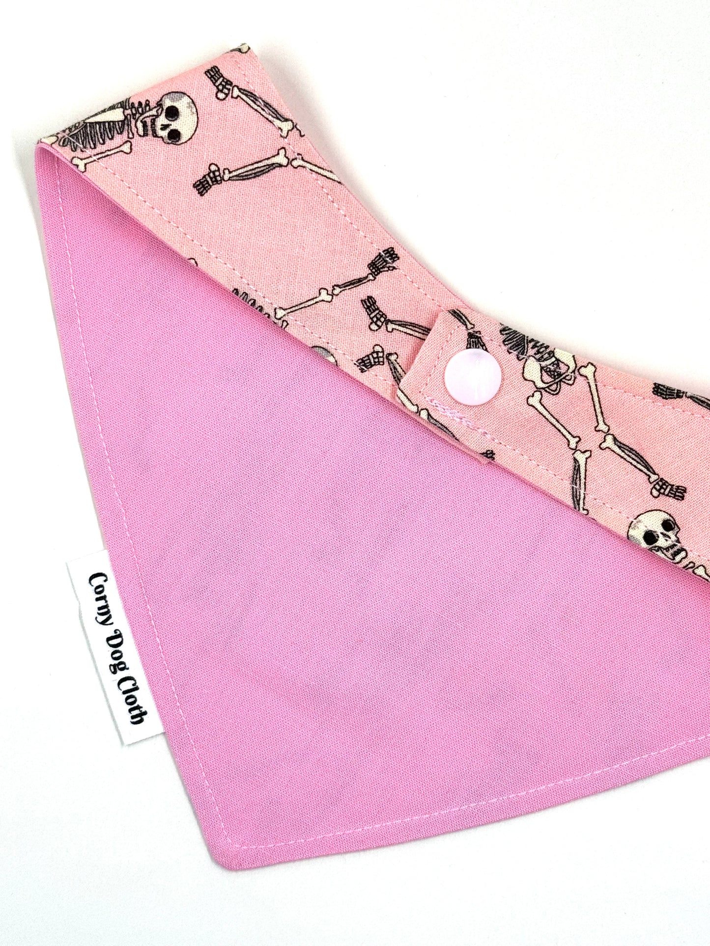 Bone-tastic Pink Custom Bandana