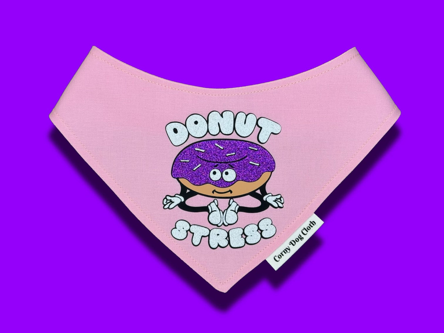 Donut Stress Light Pink Bandana