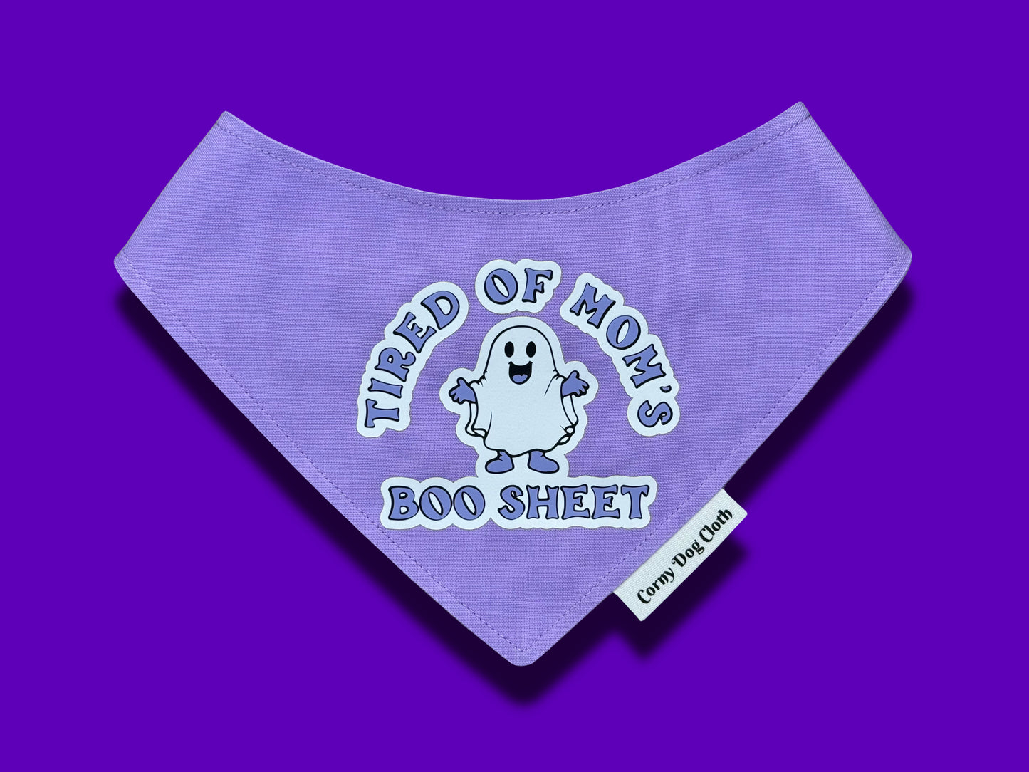 Boo Sheet Lilac Bandana