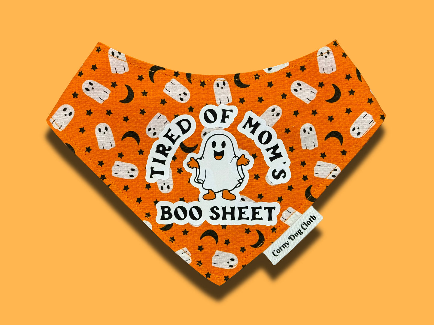 Boo Sheet Orange Bandana