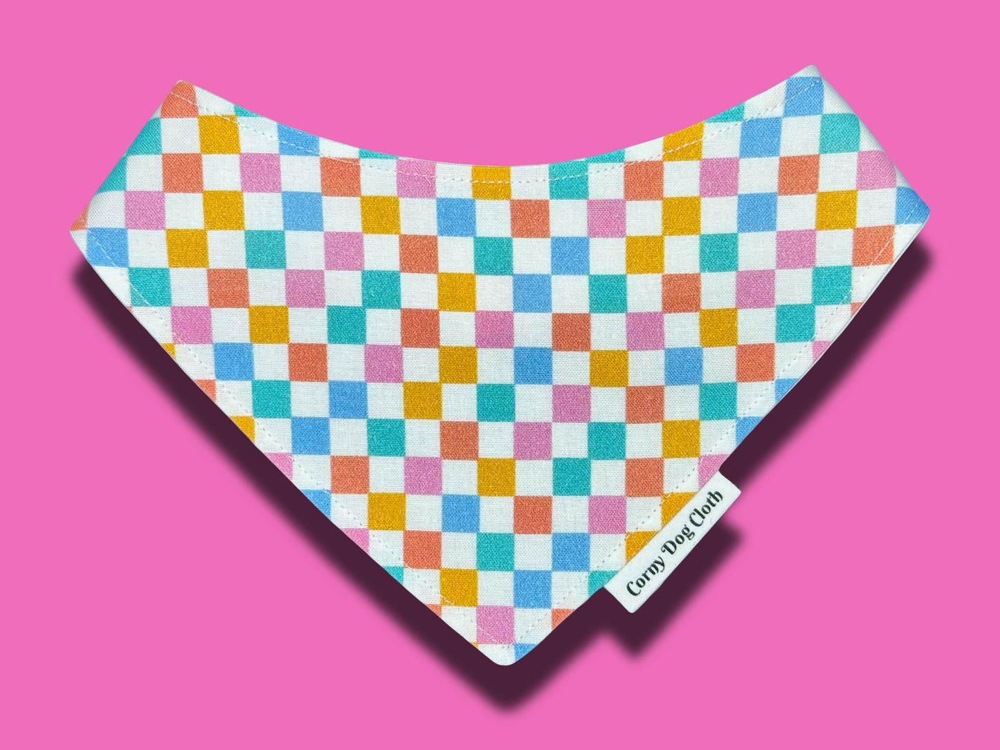 Checkered Charm Custom Bandana