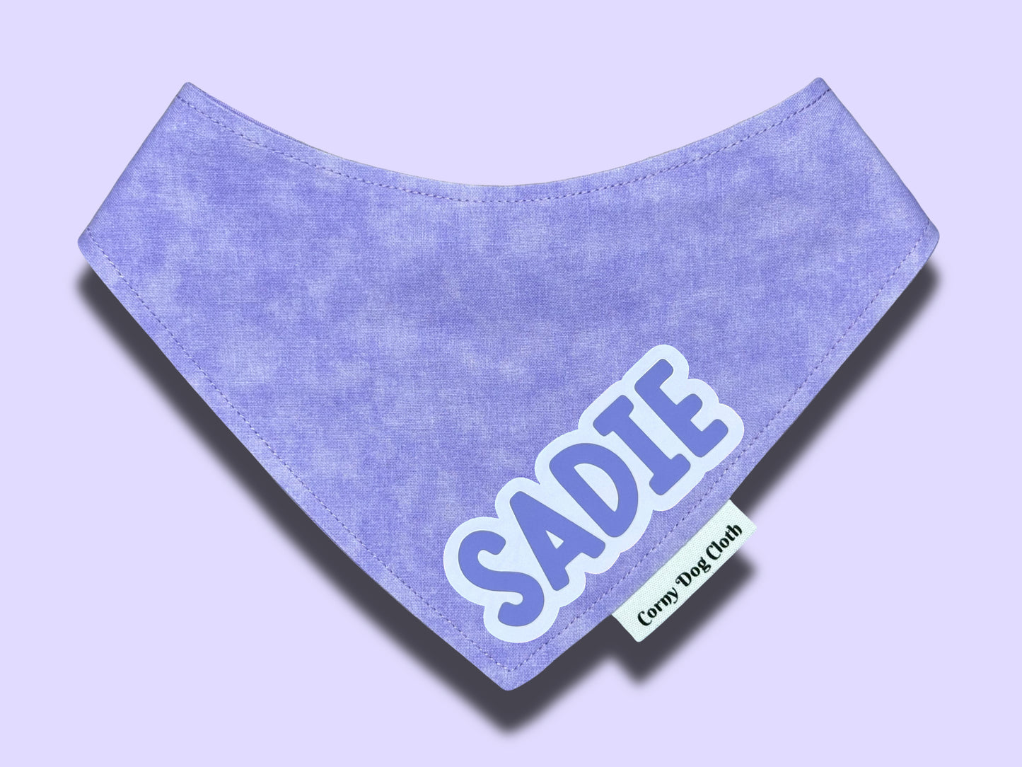 Lilac Swirl Custom Bandana
