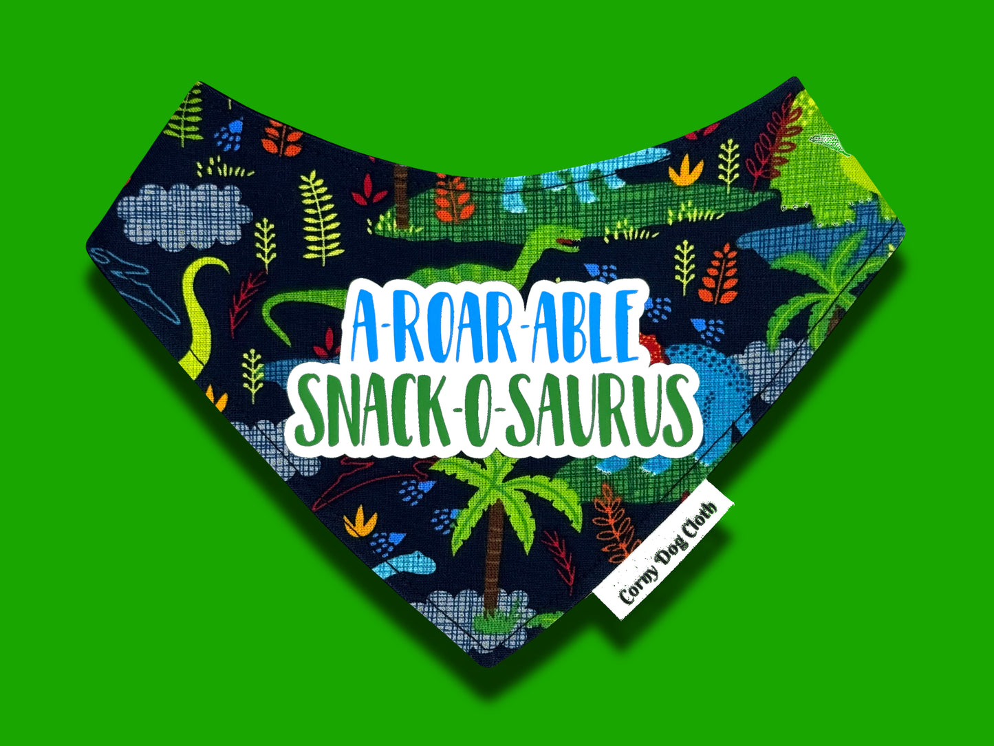 A-Roar-Able Snack-O-Saurus Bandana