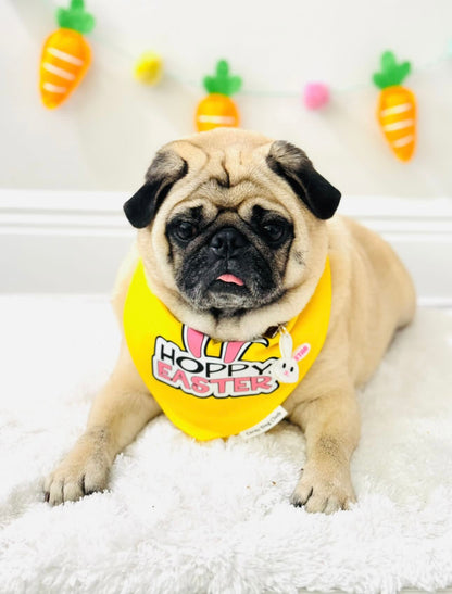 Hoppy Easter Yellow Bandana