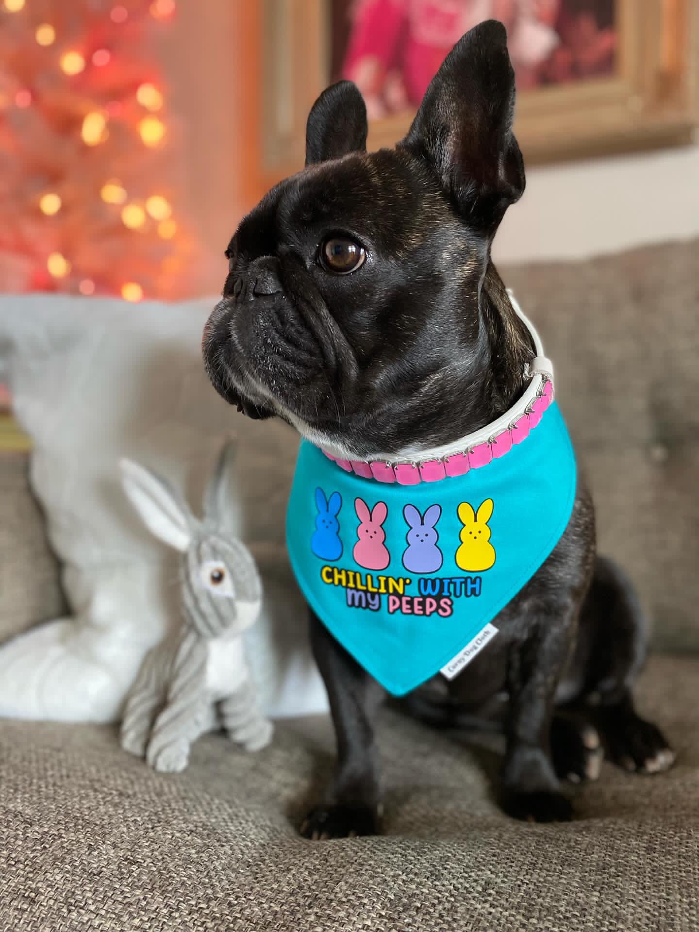 Chillin" with My Peeps Teal Bandana