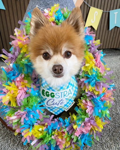 Eggstra Cute Plaid Bandana