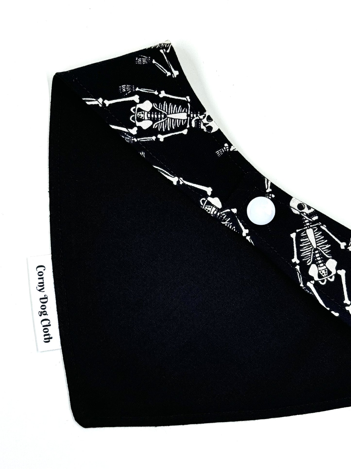 Bone-tastic Black Custom Bandana
