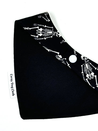 Bone-tastic Black Custom Bandana