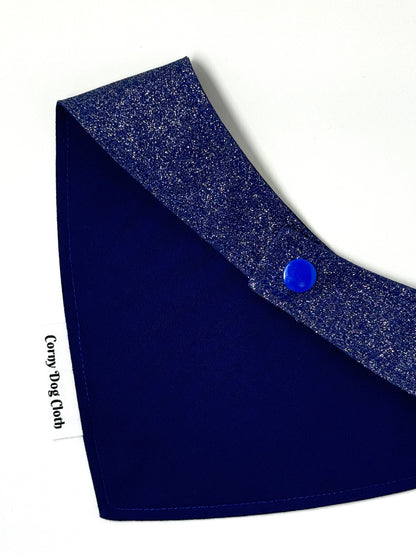 Mama's Lil' Pumpkin Navy Glitter Bandana