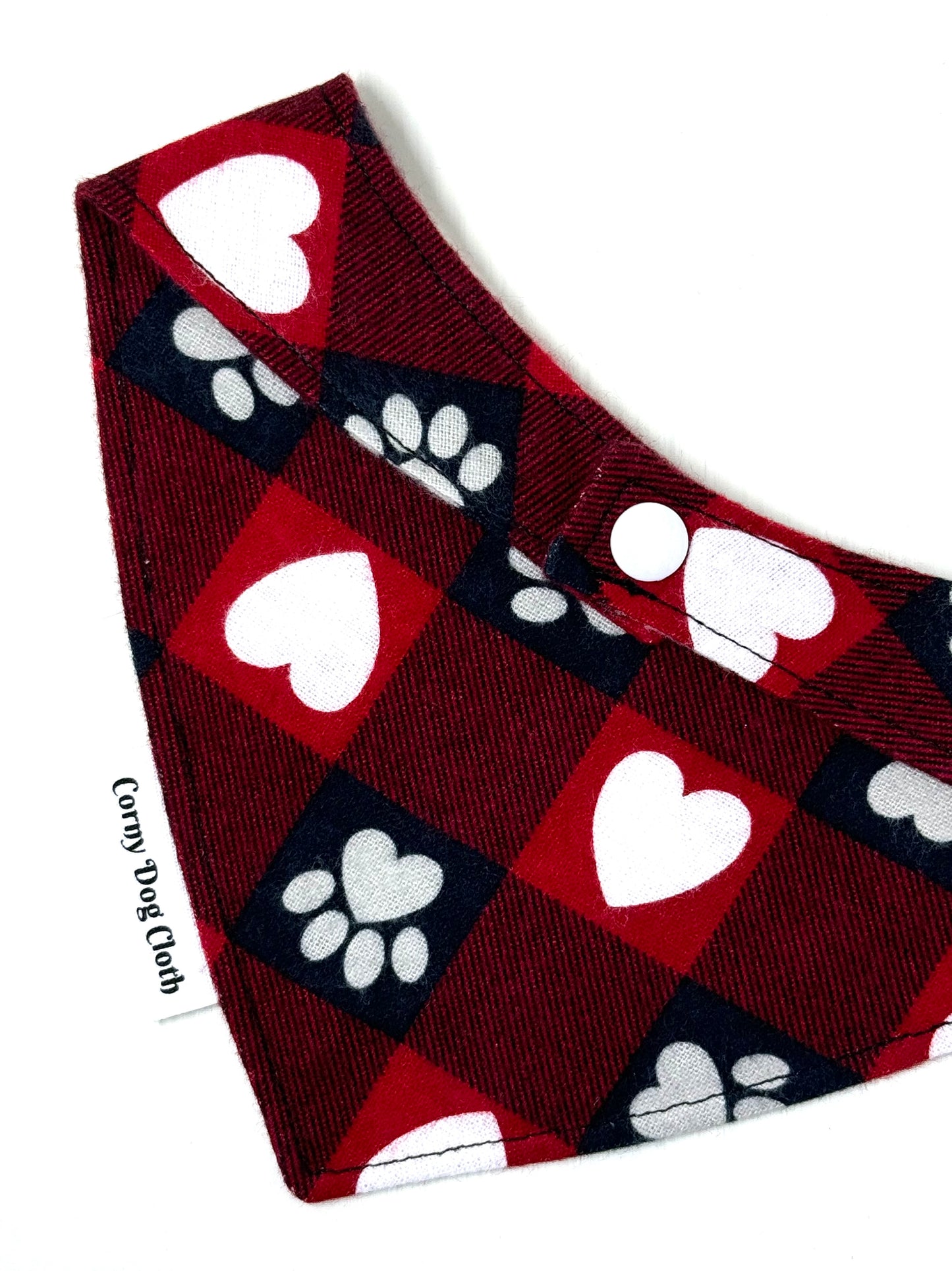 True Love Flannel Custom Bandana