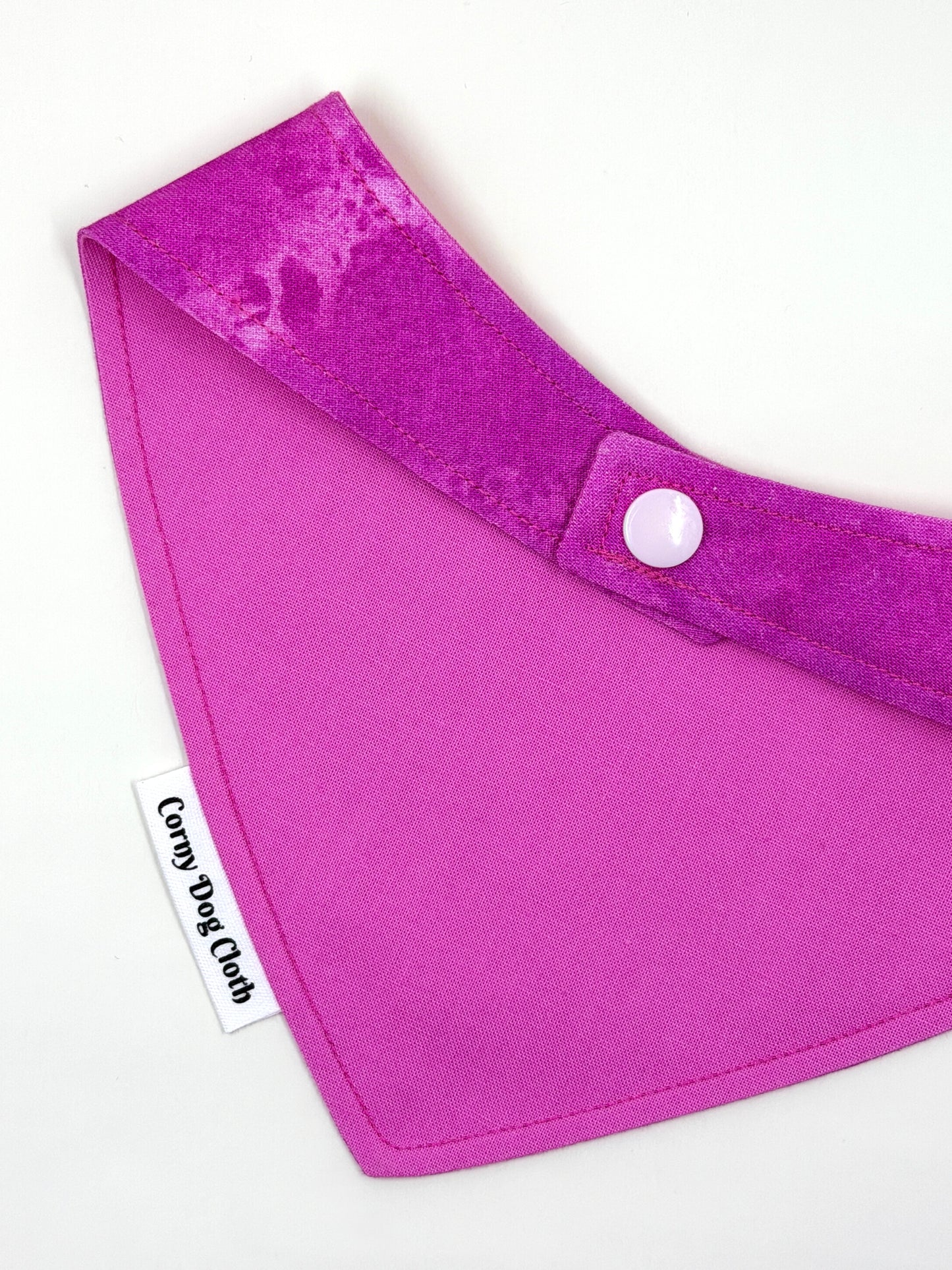 Love Bites Pink Tie-Dye Bandana