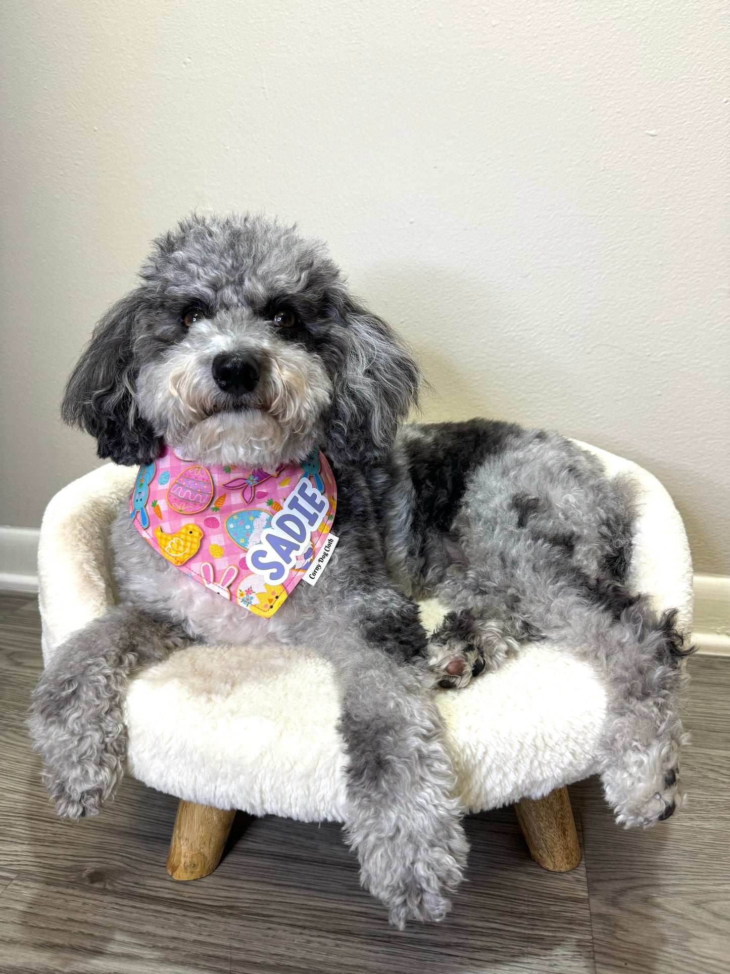 Fur Your Easter Licks Custom Bandana