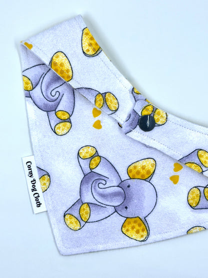 Snuggly Safari Flannel Custom Bandana