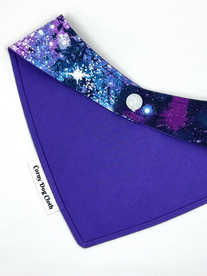 Galaxy Glimmer Custom Glitter Bandana