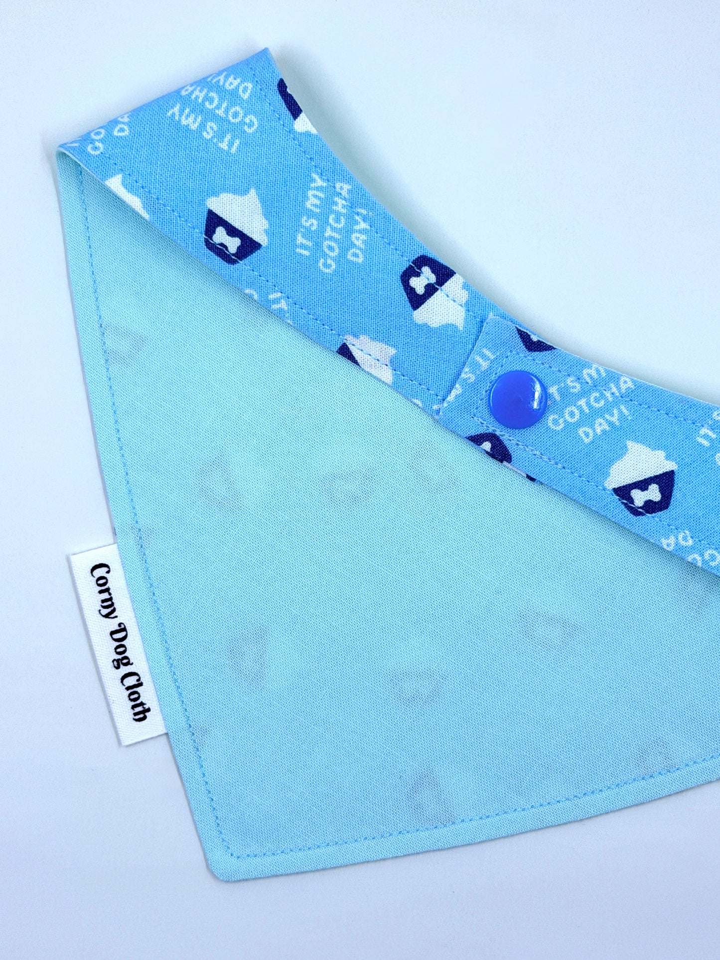 Gotcha Day Blue Custom Bandana