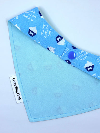 Gotcha Day Blue Custom Bandana