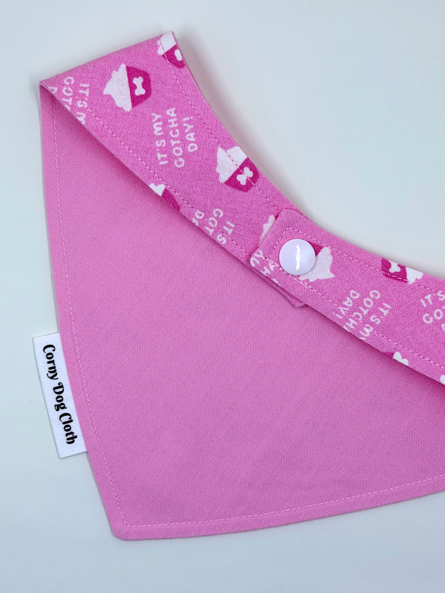 Gotcha Day Pink Custom Bandana