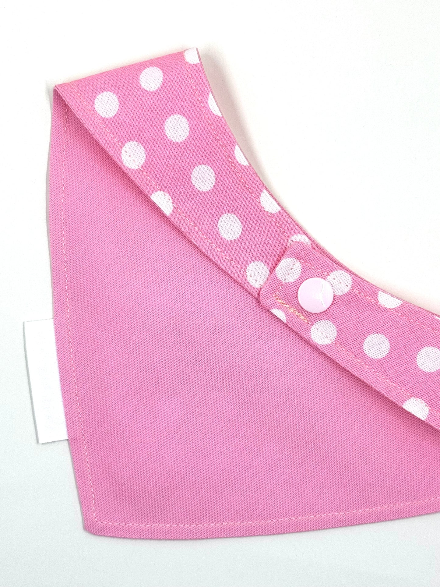 Polka Dot Light Pink Custom Bandana