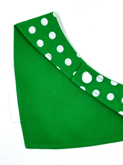 Polka Dot Green Custom Bandana