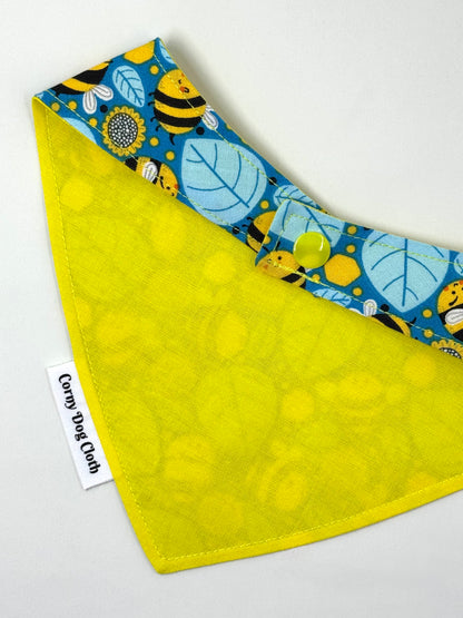 Leafy Bee Custom Bandana