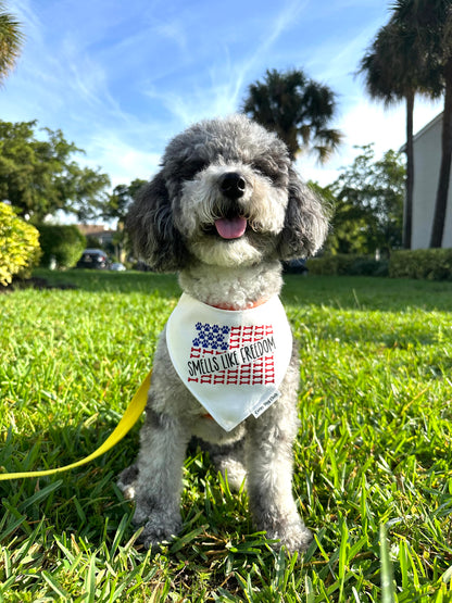 Smells like Freedom White Bandana