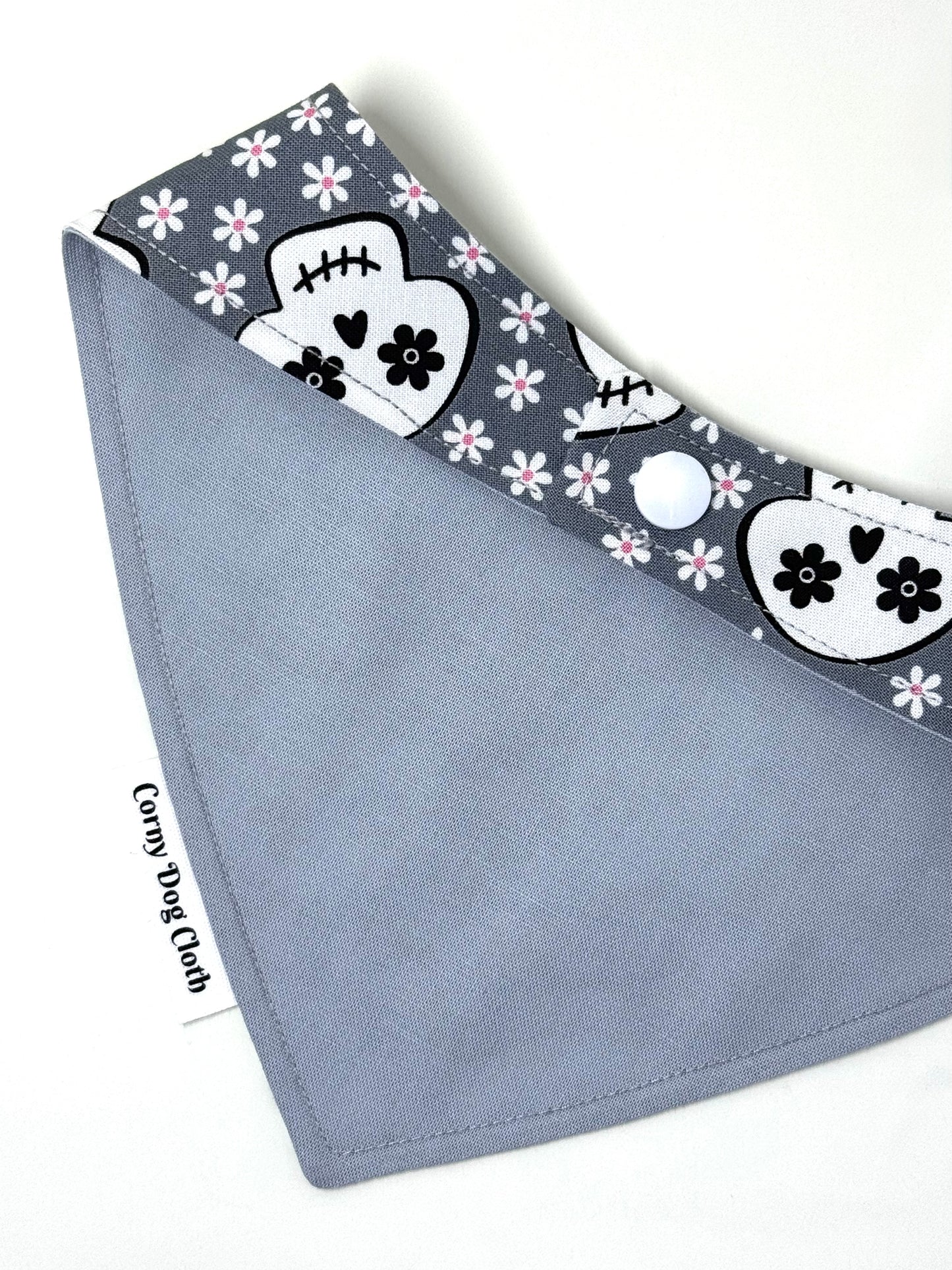 Bone-a-Fide Cutie Gray Bandana