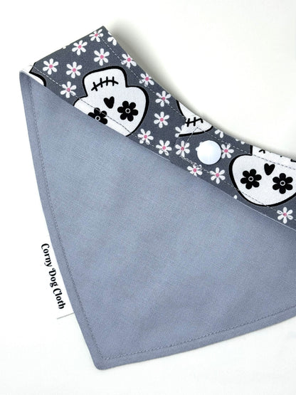 Bone-a-Fide Cutie Gray Bandana