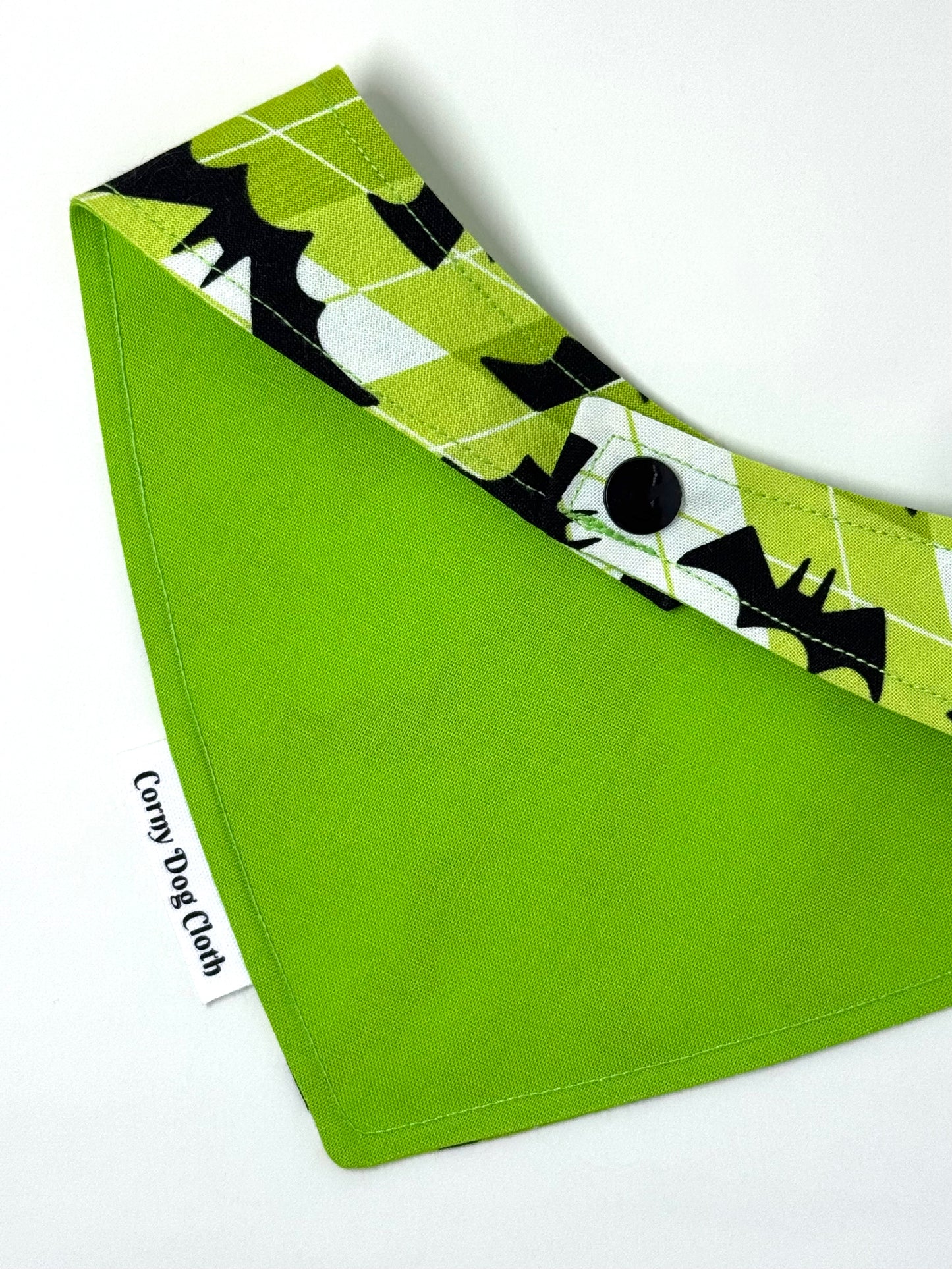 Batty Green Custom Bandana