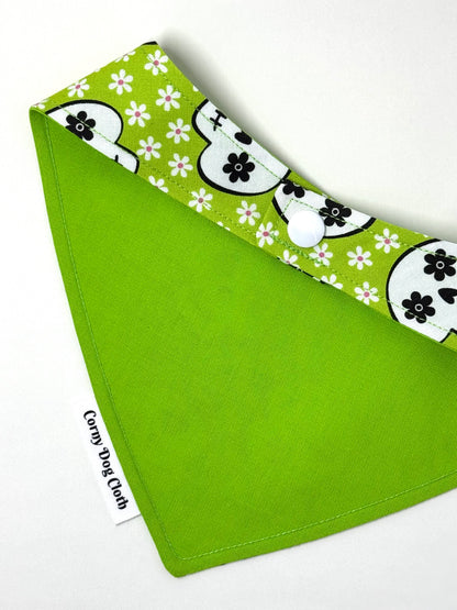 Bone-a-Fide Cutie Green Bandana