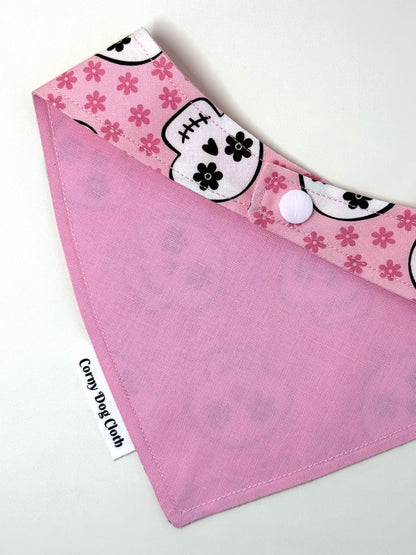 Bone-a-Fide Cutie Pink Bandana
