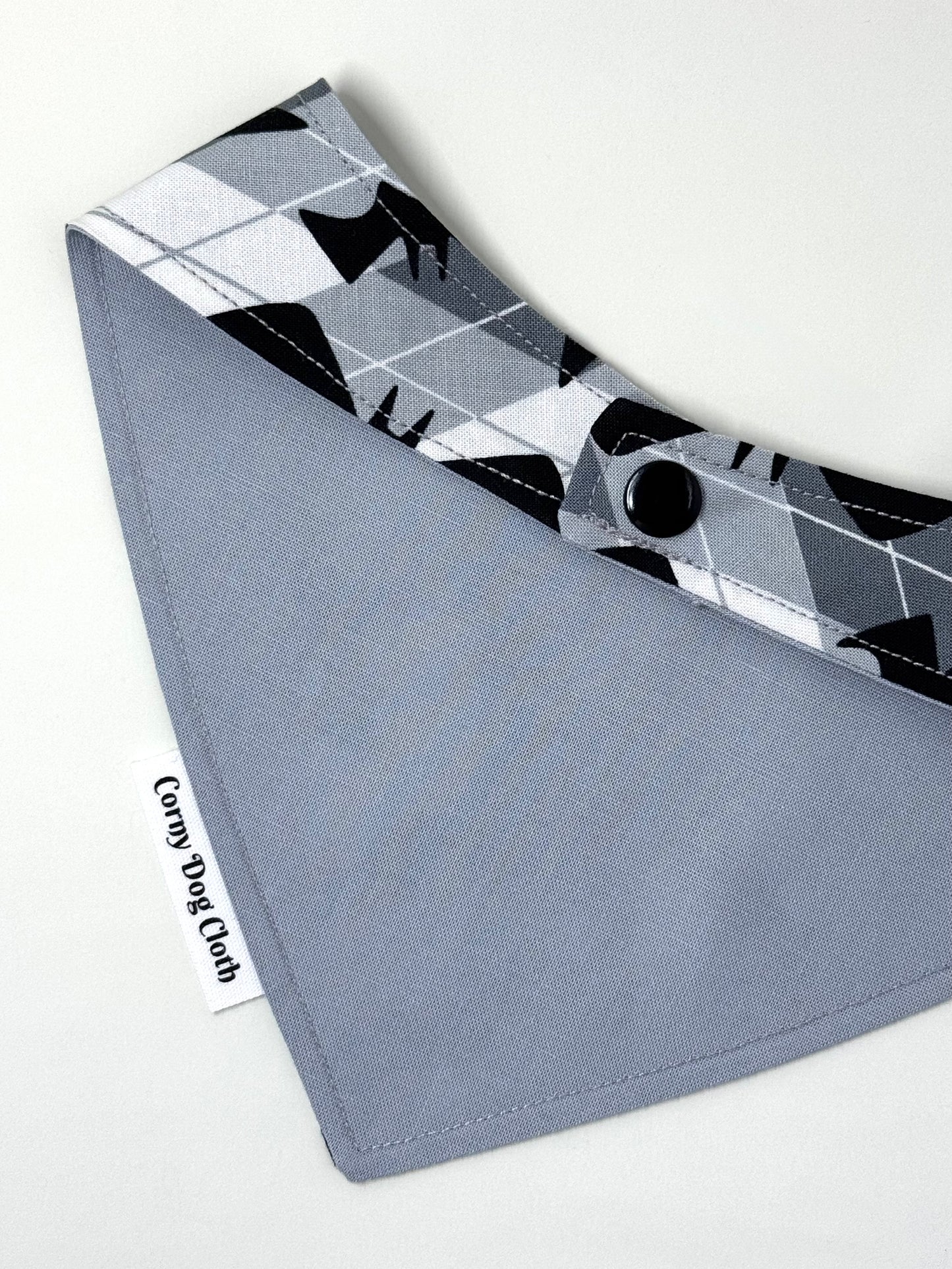 Batty Gray Custom Bandana