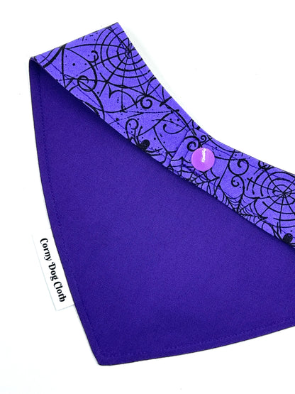 Spooky Webbed Custom Bandana