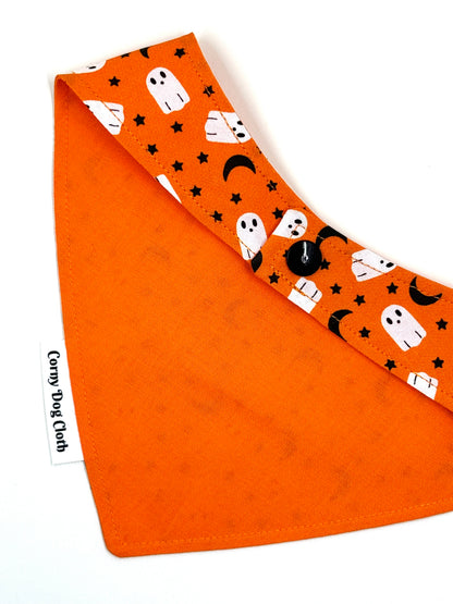 Spooky Spirit Orange Custom Bandana