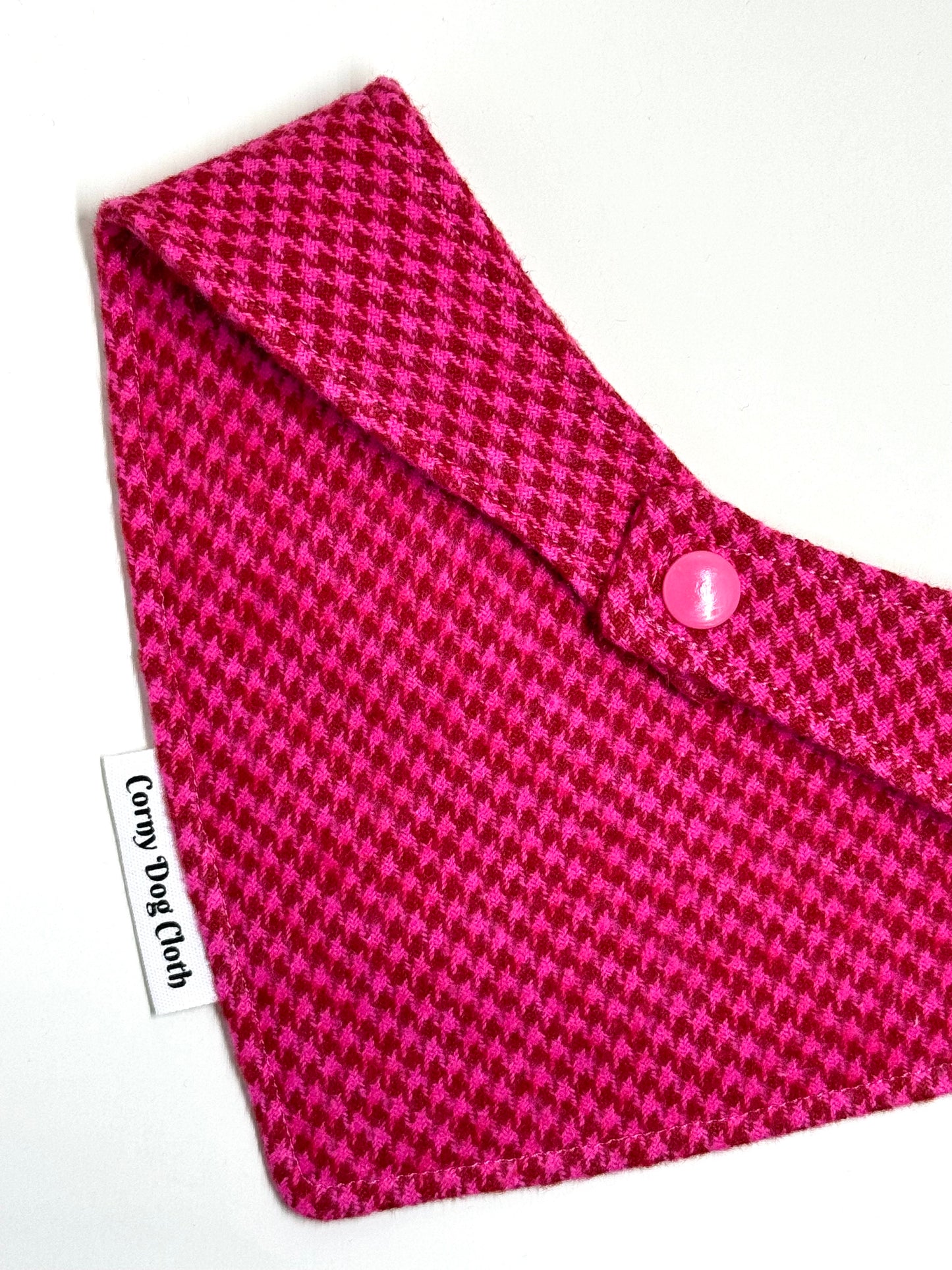 Pink Perfection Flannel Custom Bandana