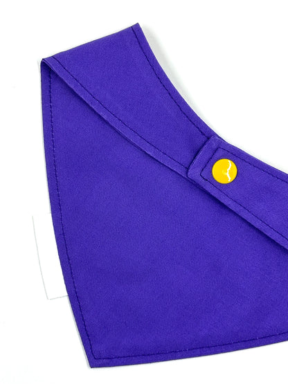 Pup Pocket Personalized Purple Bandana