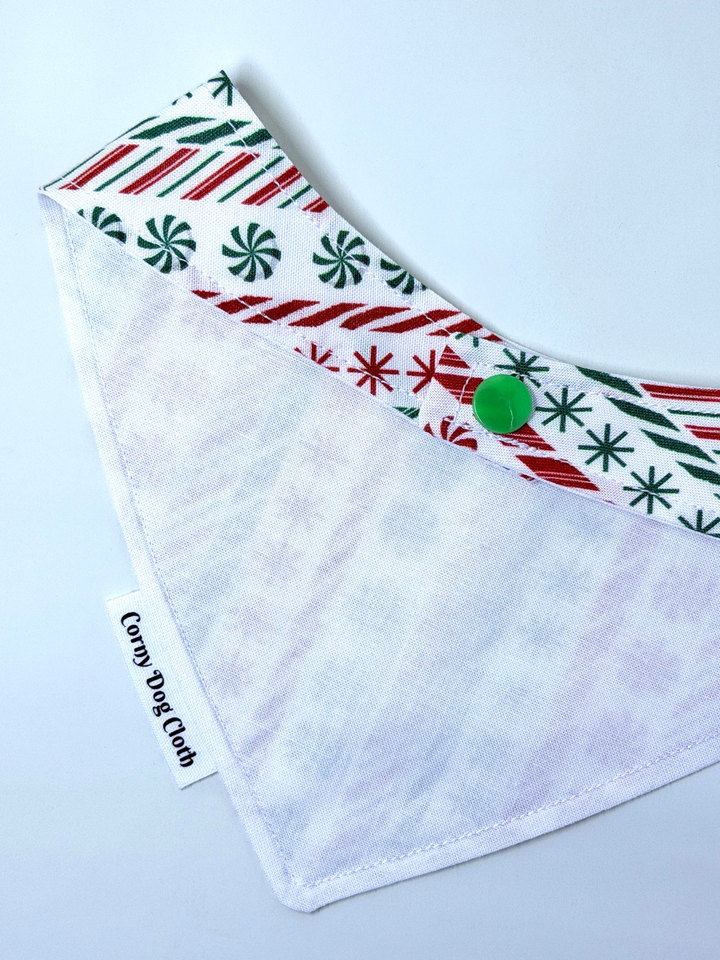 Naughty List Crew White Bandana