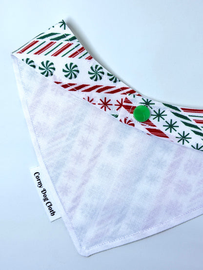 Naughty List Crew White Bandana