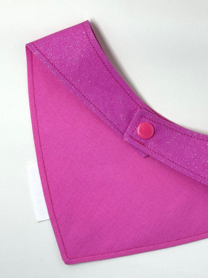 #1 Boo Shimmer Pink Glitter Bandana