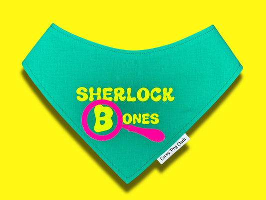 Sherlock Bones Emerald Bandana