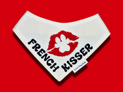 French Kisser Off-White Bandana