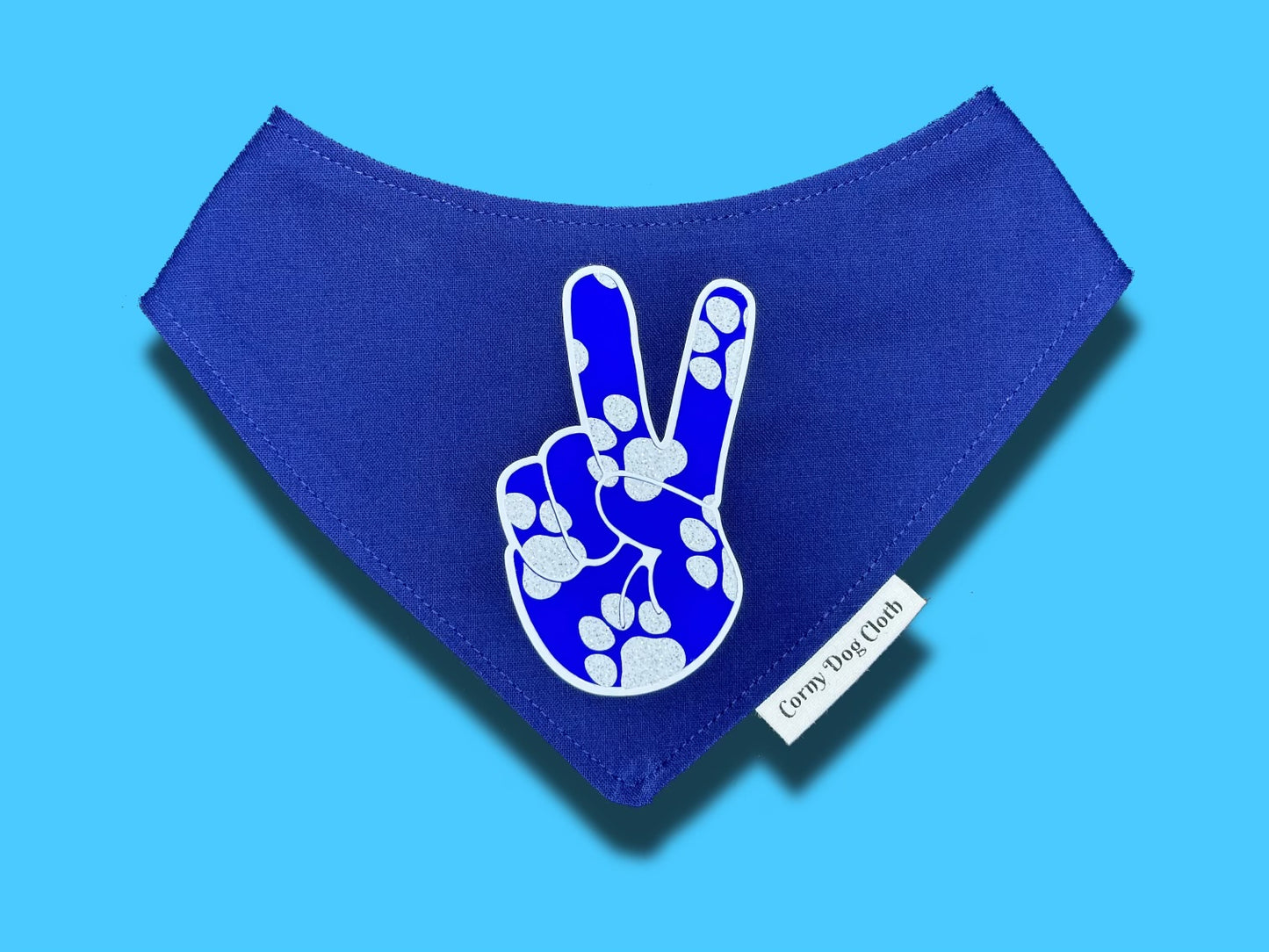 Paws for Peace Navy Bandana