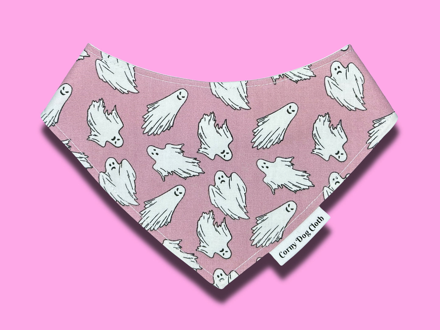 Boo-tiful Glow in the Dark Ghost Custom Bandana