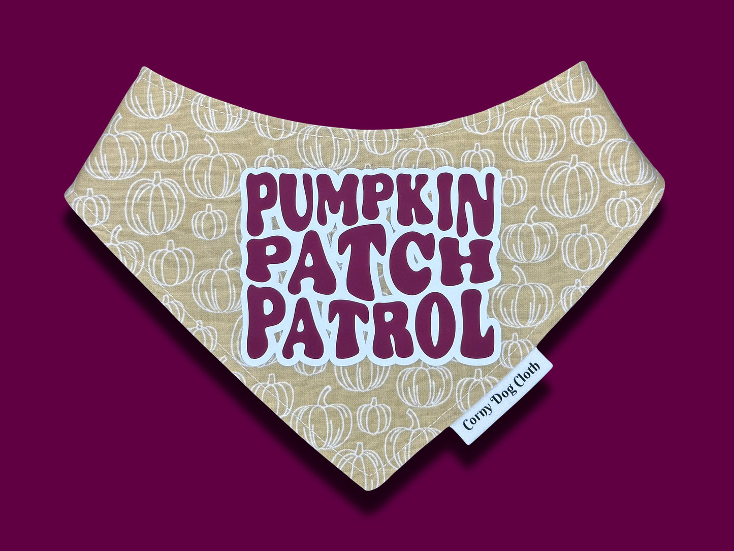 Pumpkin Patch Patrol Bandana