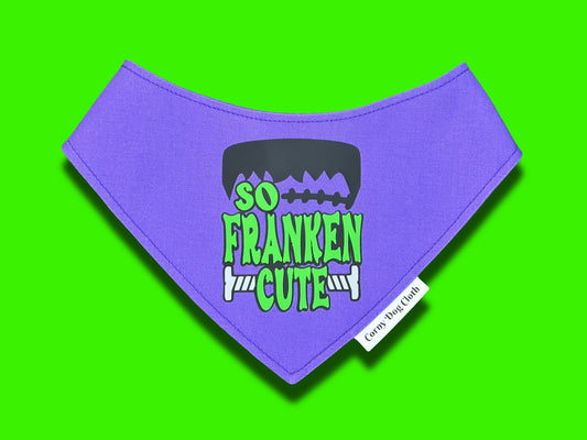 So Franken Cute Purple Bandana