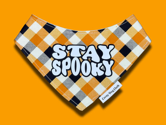 Stay Spooky Orange Bandana