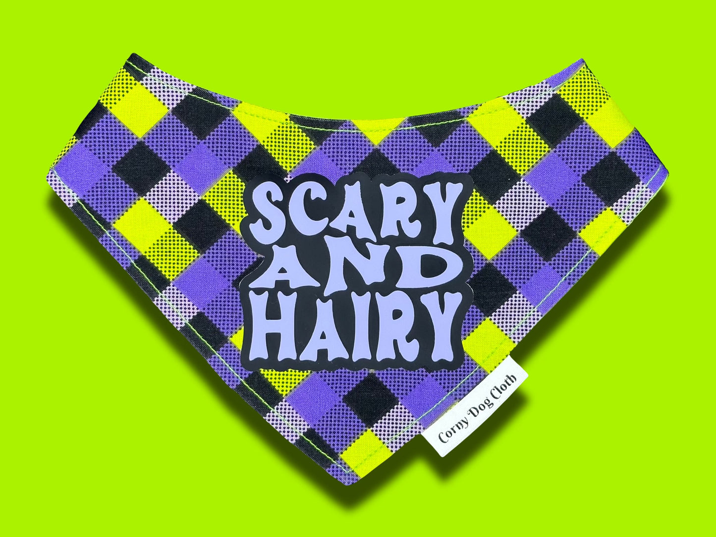 Scary and Hairy Purple Bandana